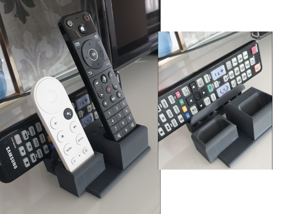 Kaukosäätimen pidike Telenetille, Google TV:lle ja Samsungille