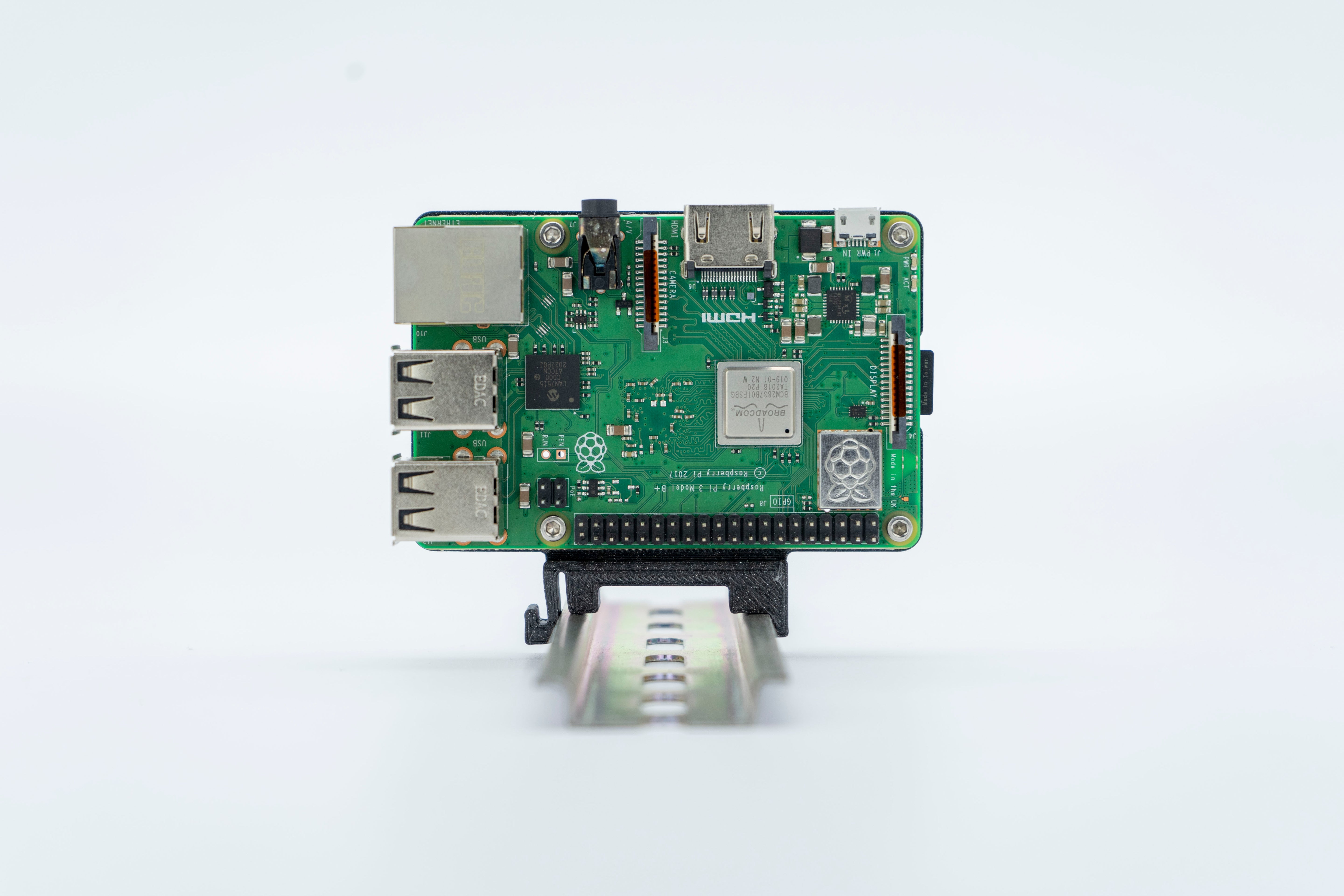 Raspberry Pi DIN-kiskokiinnike Hex-kiinnityskannattimet