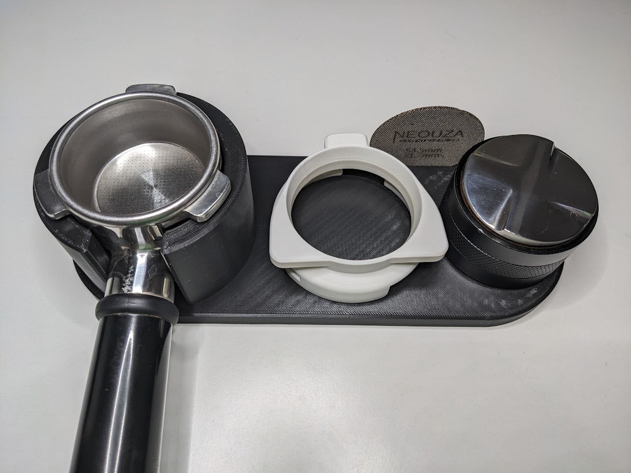 Breville/Sage Espresso Tamppausasema metalliverkko- suodatinpaikalla