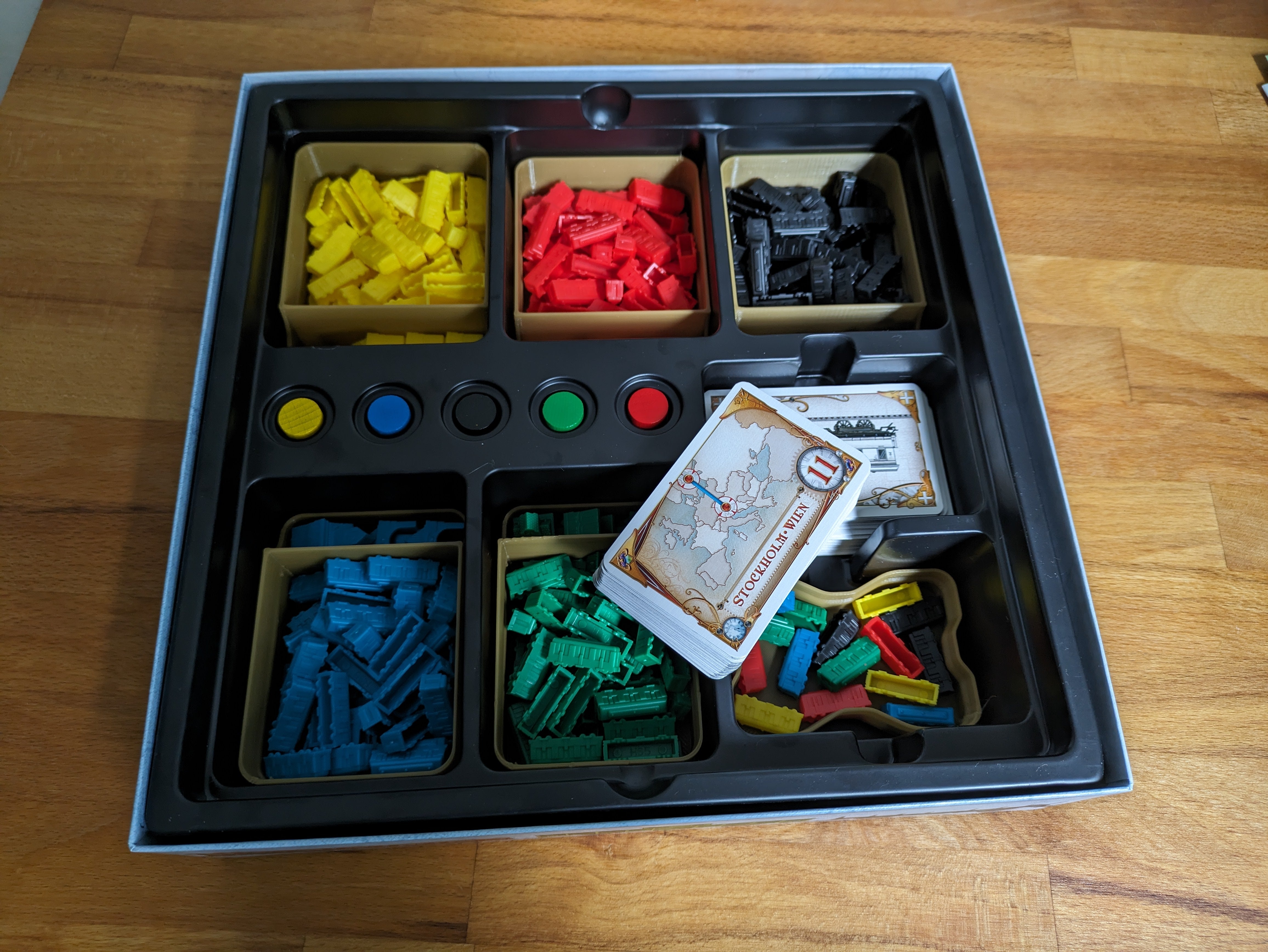Ticket To Ride / Zug um Zug Europe -korttien järjestäjä