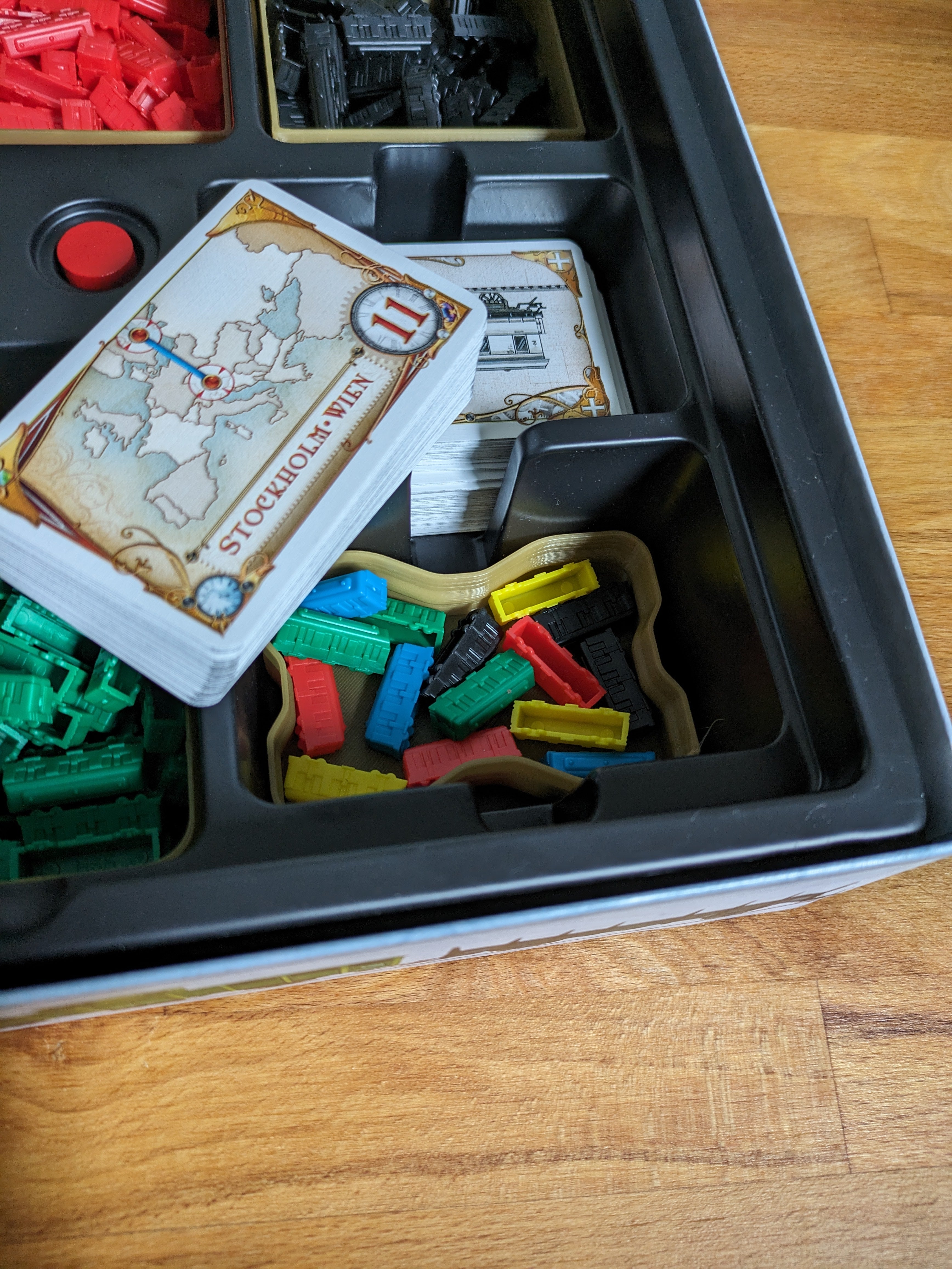Ticket To Ride / Zug um Zug Europe -korttien järjestäjä