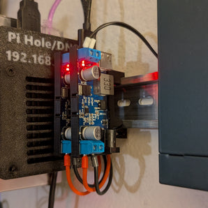 DIN-kiskoasennuskiinnike 5 V:n USB Buck -muuntimelle