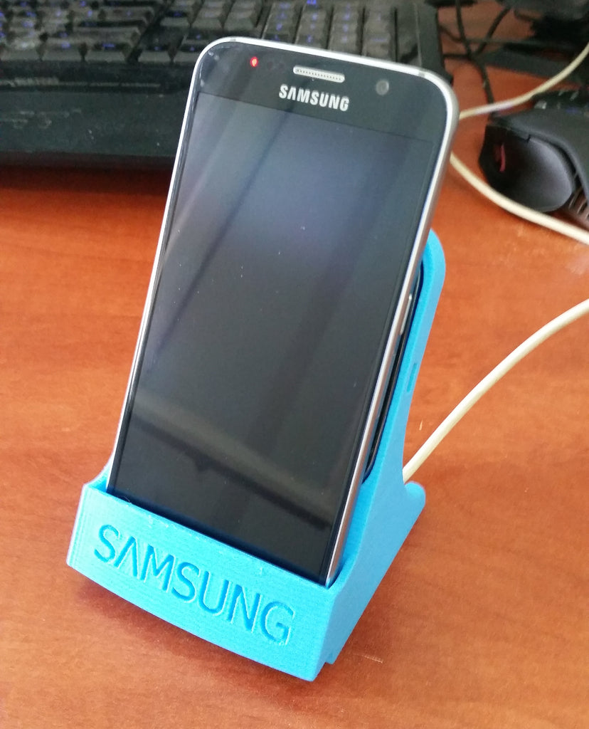 Samsung Galaxy S6/Edge ja langattoman laturin pidike