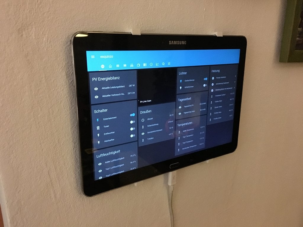 Seinäteline Samsung Galaxy Tab Pro 10.1:lle