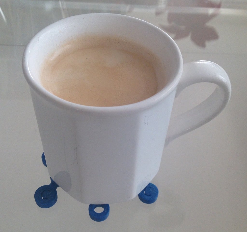 Caffeine Molecule -tabletti kahvikupeille