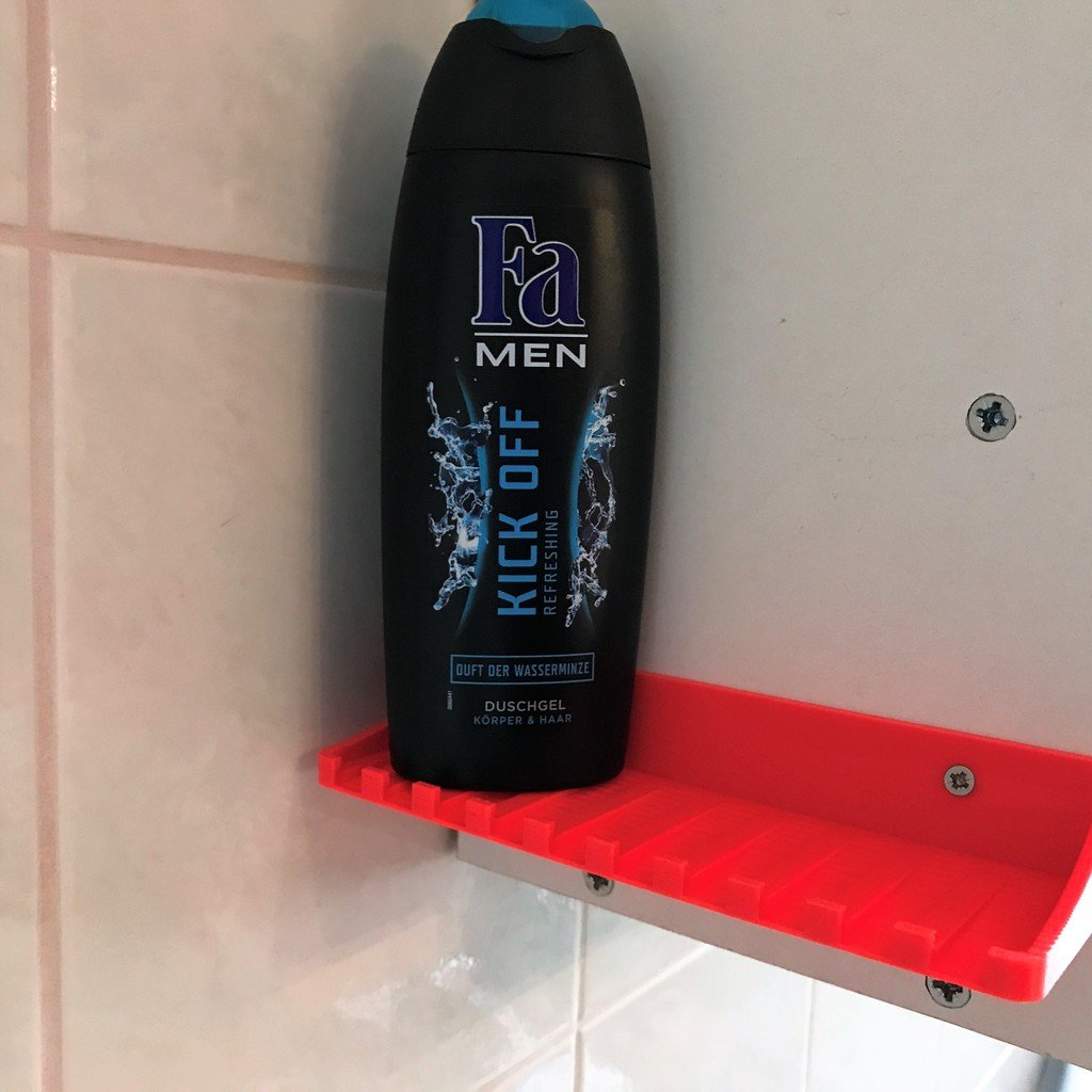 Seinälle kiinnitettävä kylpyhuonehylly