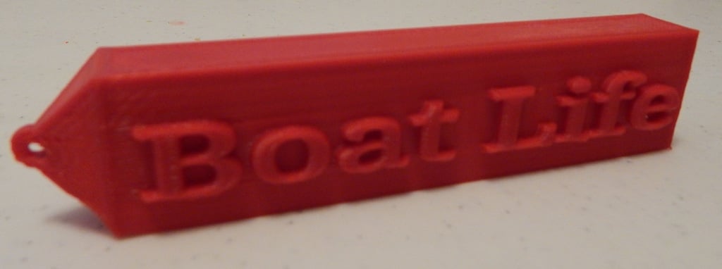 Kelluva &quot;Boat Life&quot; avaimenperä veneisiin ja vesiurheiluun