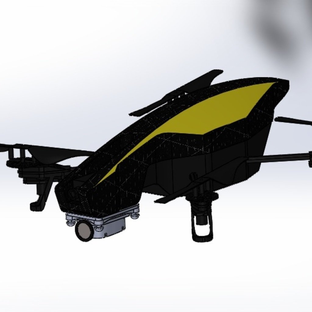 Tärinää vaimentava kamerateline Parrot Ar drone 808 #18:lle