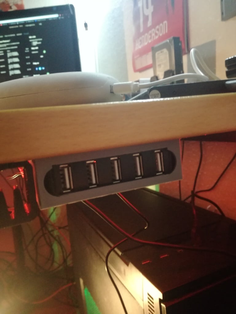 Sanberg USB Hub seinä- ja pöytäteline