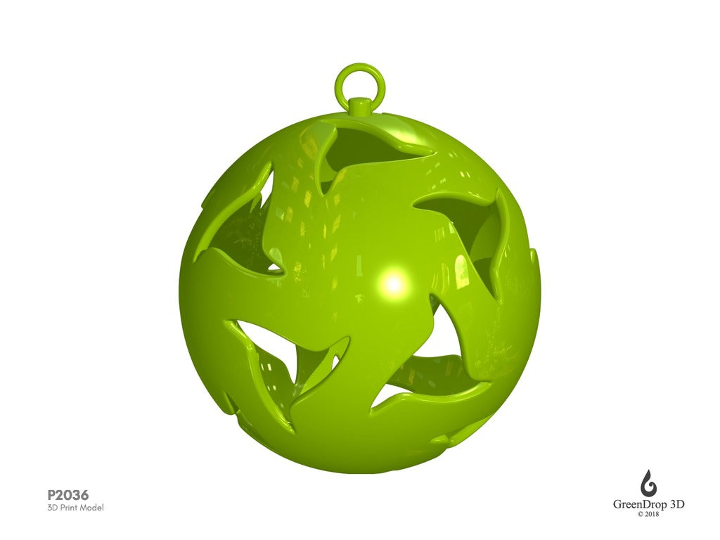 Greendrop3D:n joulukoristeet - P2036