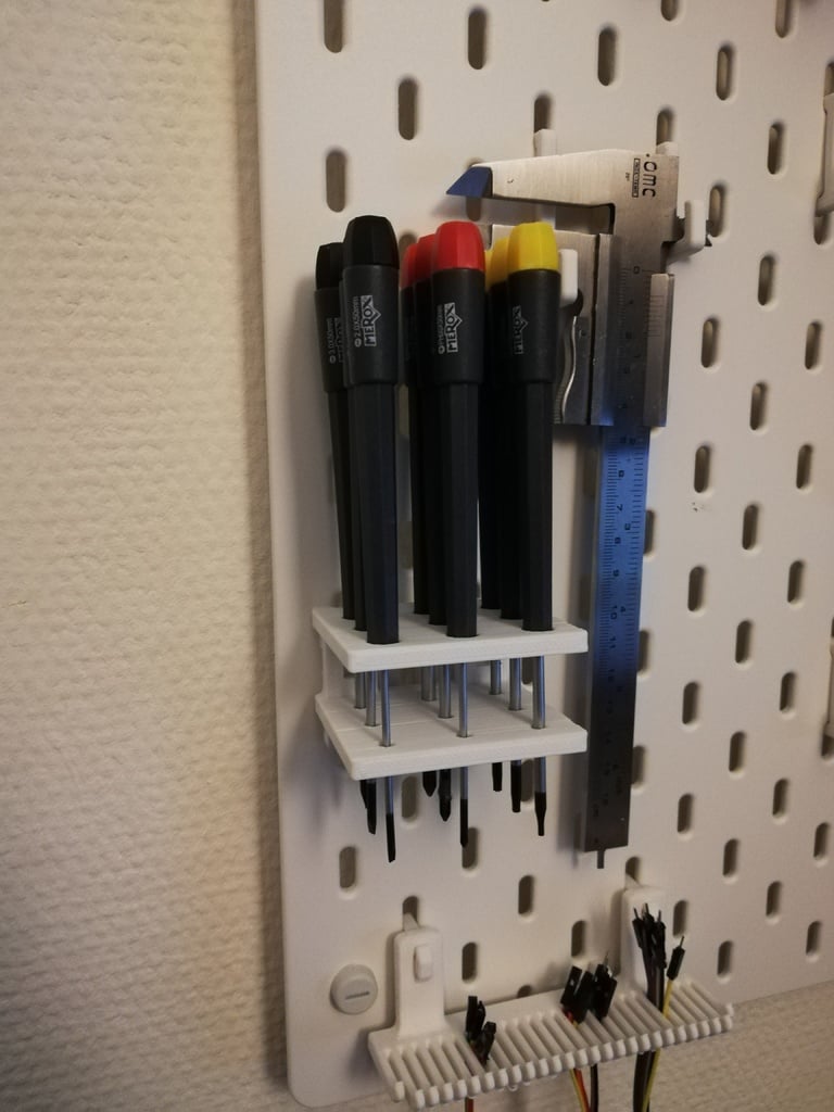 IKEA SKADIS Mini ruuvimeisselin pidike 9 sarjalle