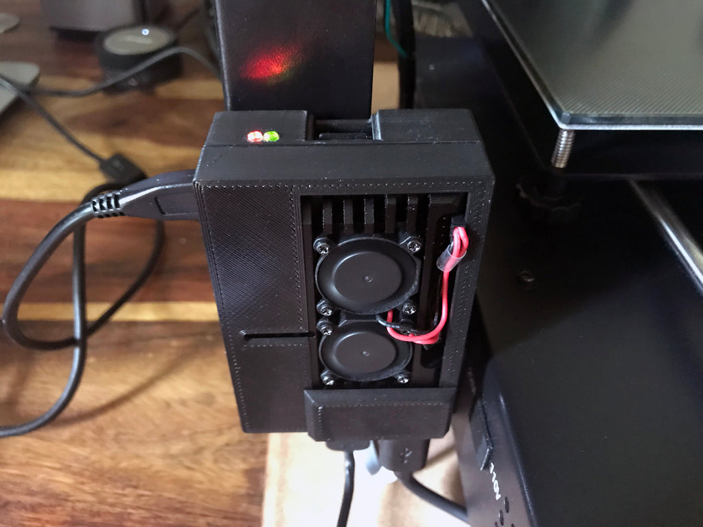 Anycubic Asennettavissa Gear Case Raspberry Pi 3 B+ kanssa GeeekPi Cooler