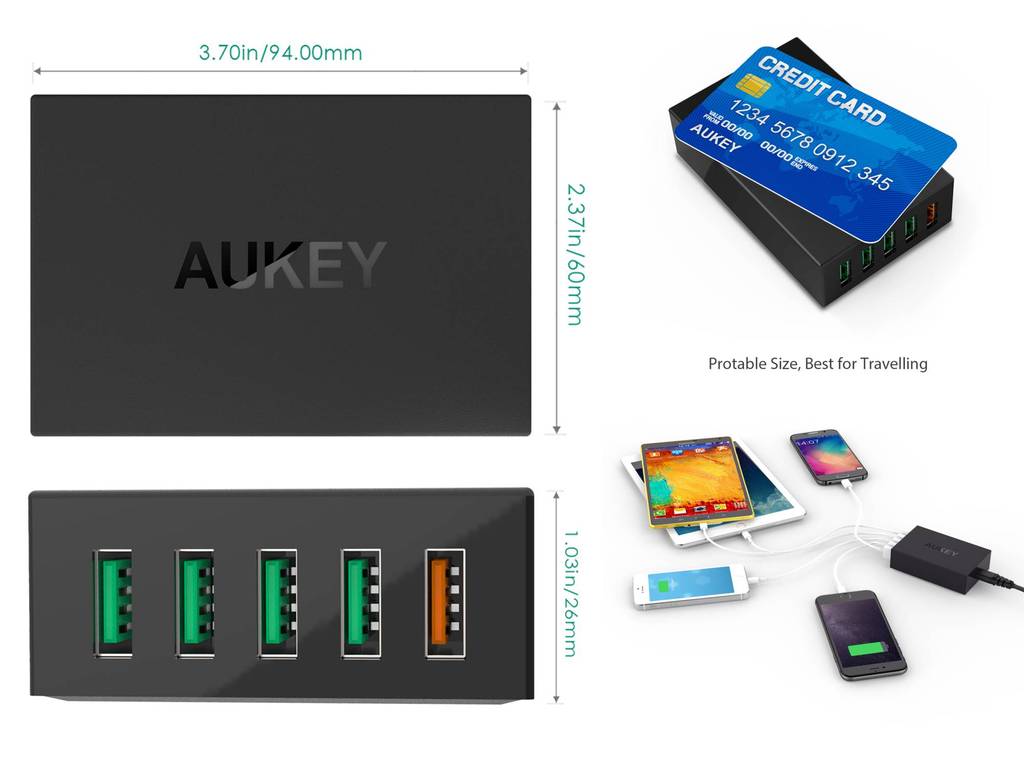 Tabletti, puhelin, älykello, SD-korttipidike ja USB-laturi
