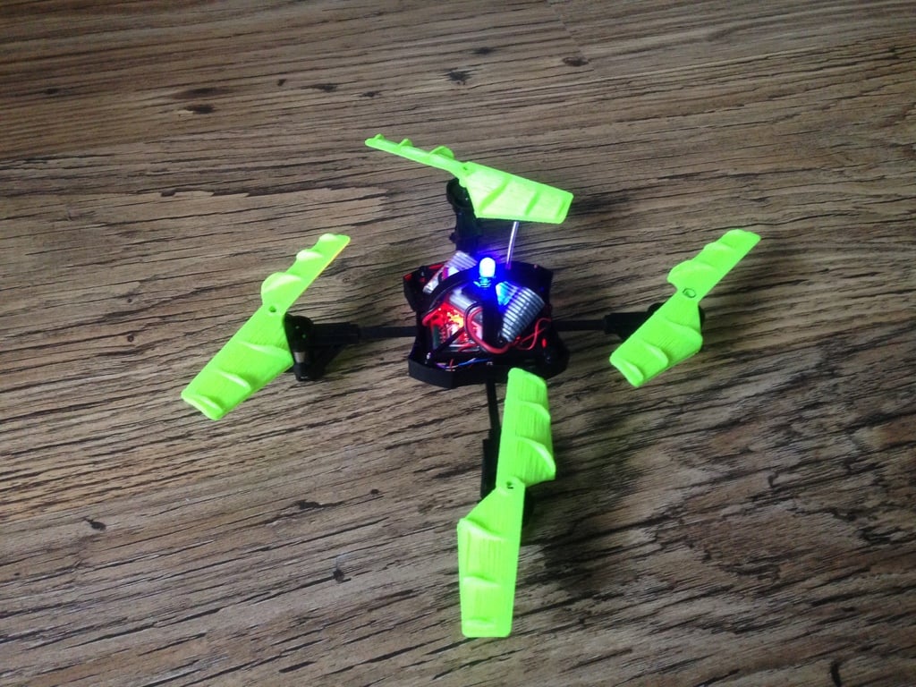 Ultrakevyt ja jäykkä tulostettava drone-potkuri