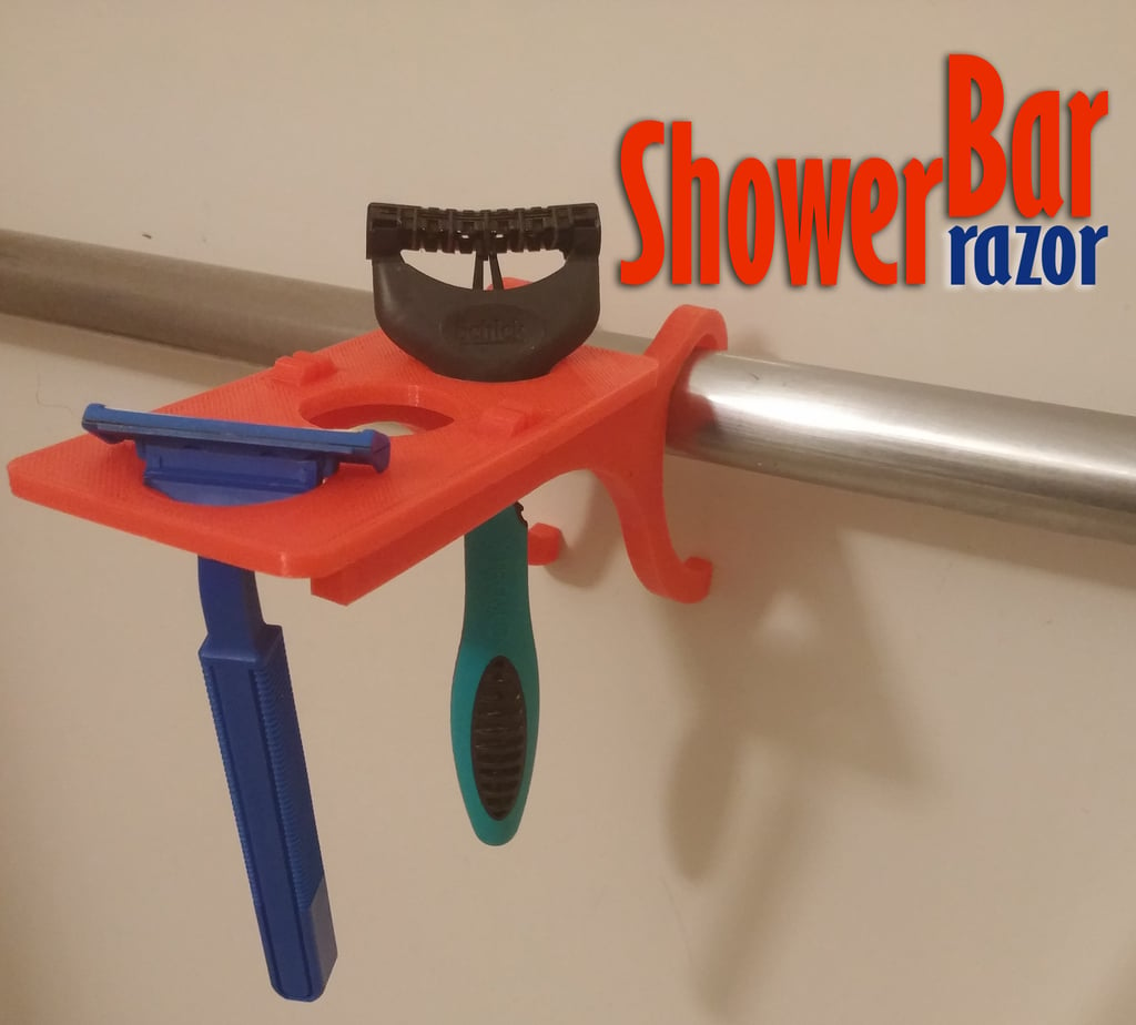 ShowerBar - Razor Edition - Shower Caddy partakoneen teriin