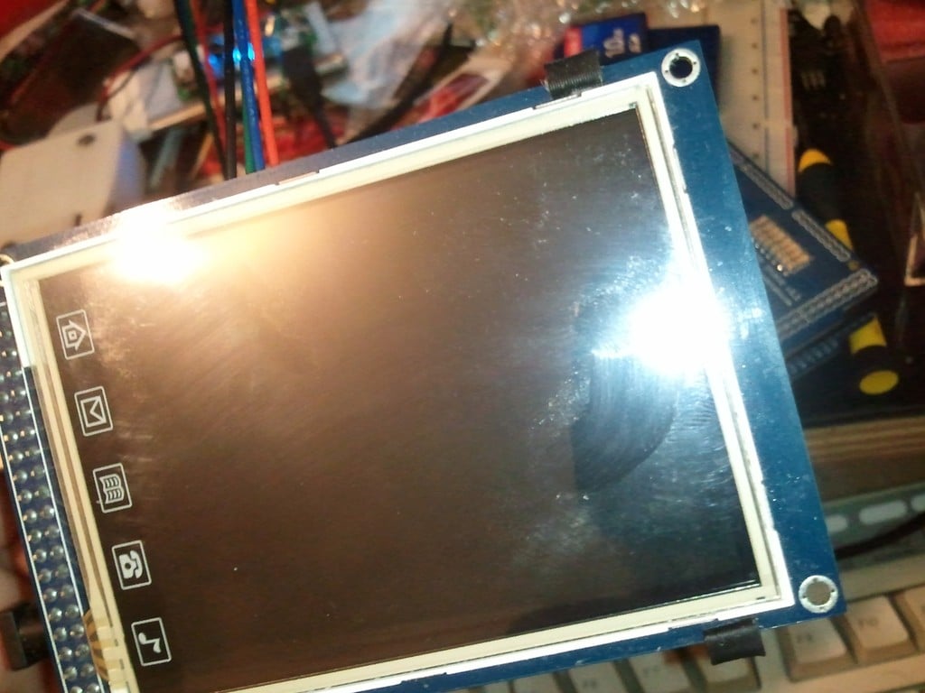 LCD-näytön pidike Arduino Mega Iteadstudiolle