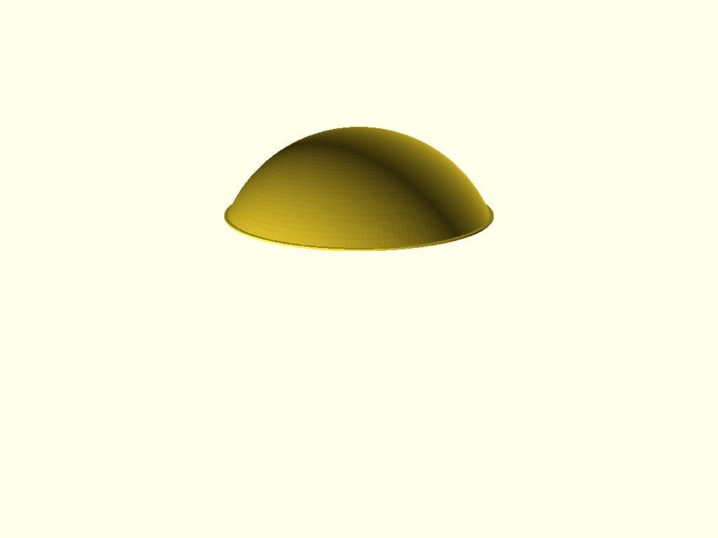 Parametrinen pallomainen diffuusori Neopixel Ringille