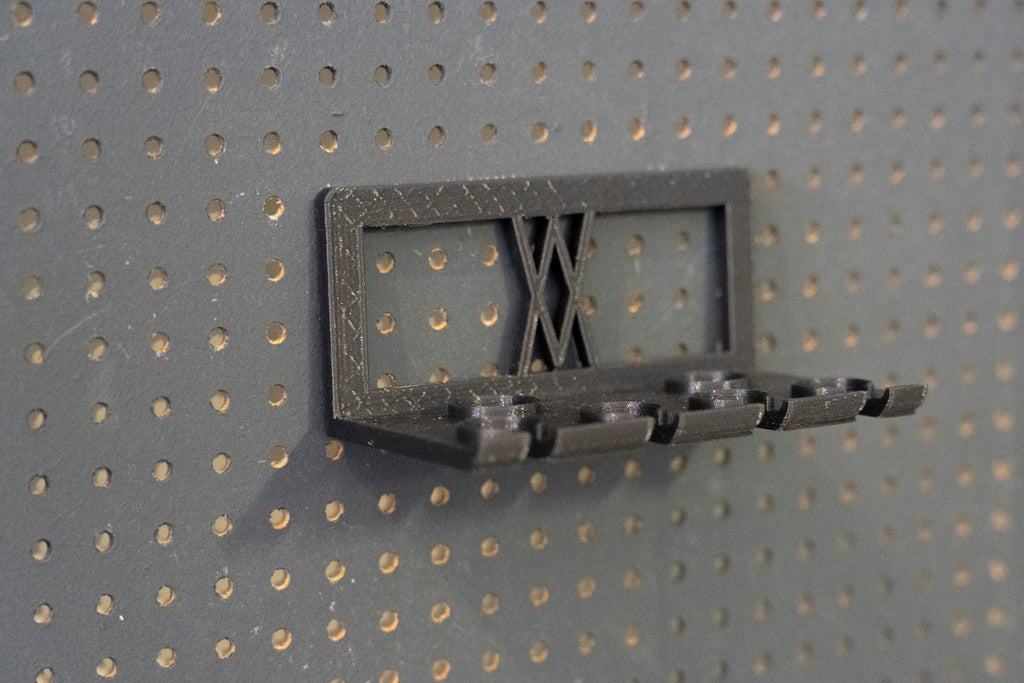 Seinään kiinnitettävä pidike TX-ruuvimeisselisarjalle 6 kpl (058 I) ruuveille tai ristikkopaneelille