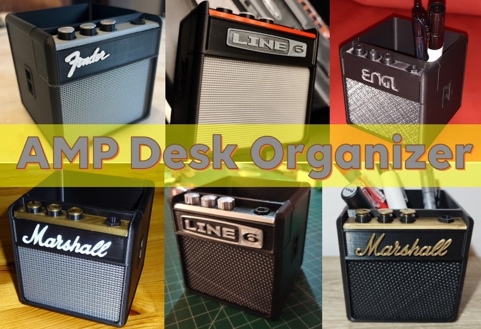 AMP Desk Organizer kitaran ja musiikin ystäville