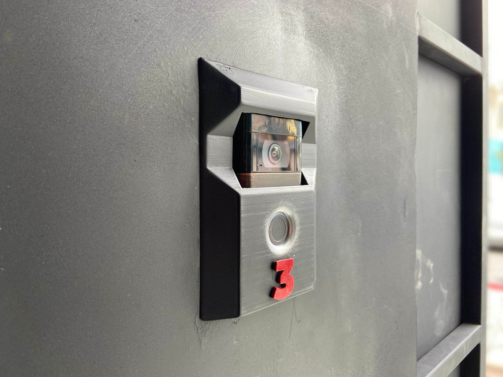 Alumiininen Ring Doorbell 2 -kotelo ohuille seinille