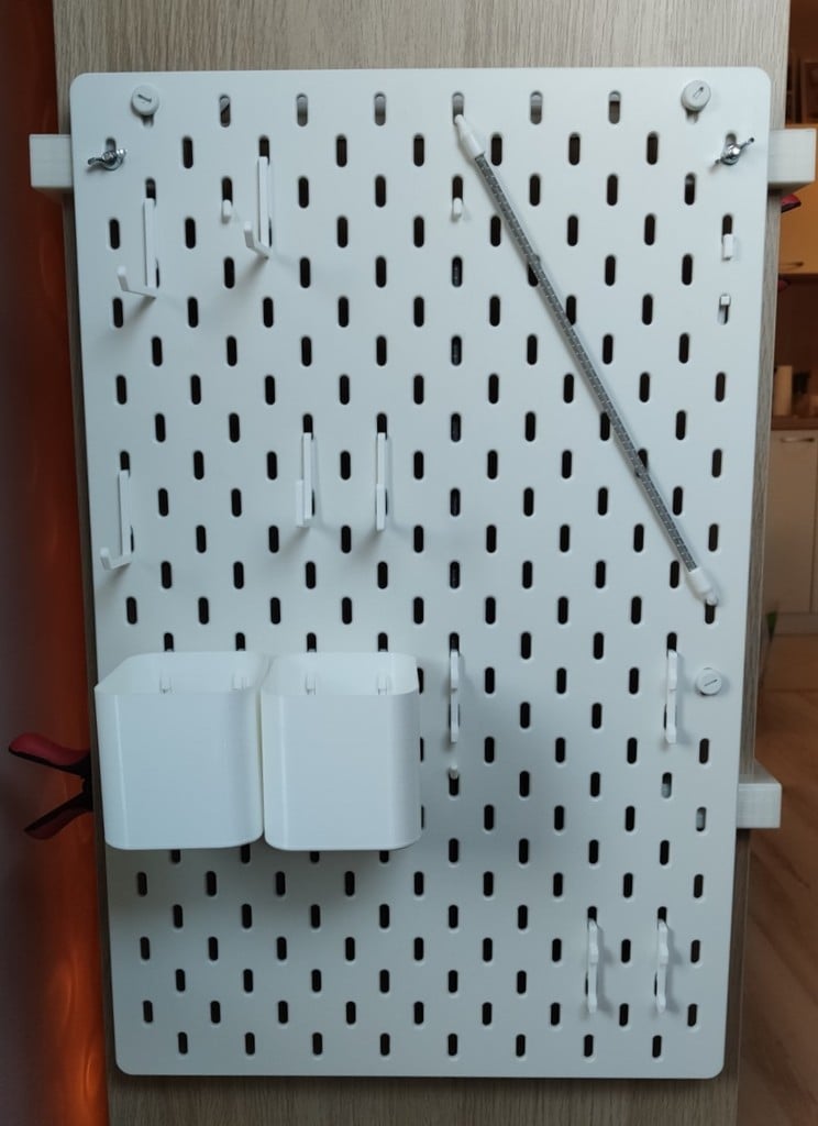 IKEA Skadis Kallax hyllyn kiinnitysteline