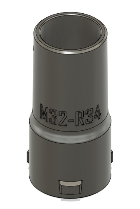 osVAC M32-R34 -sovitin Mielen ja Bosch Home Professional -pölynimurin lisävarusteille