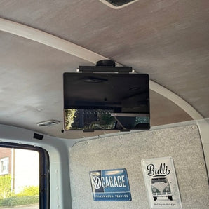 Huawei MediaPad M5 Camper Kattokiinnitys multimediakeskukseen VW T5:ssä