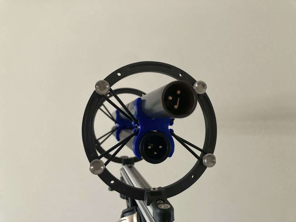 Dual Mic Clip Rode Blimpille 22mm &amp; 19mm