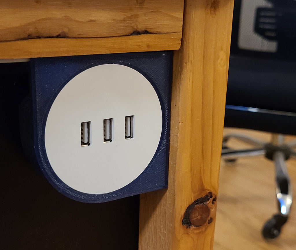 Ikea Nordmarke USB-laturiteline huonekaluasennukseen