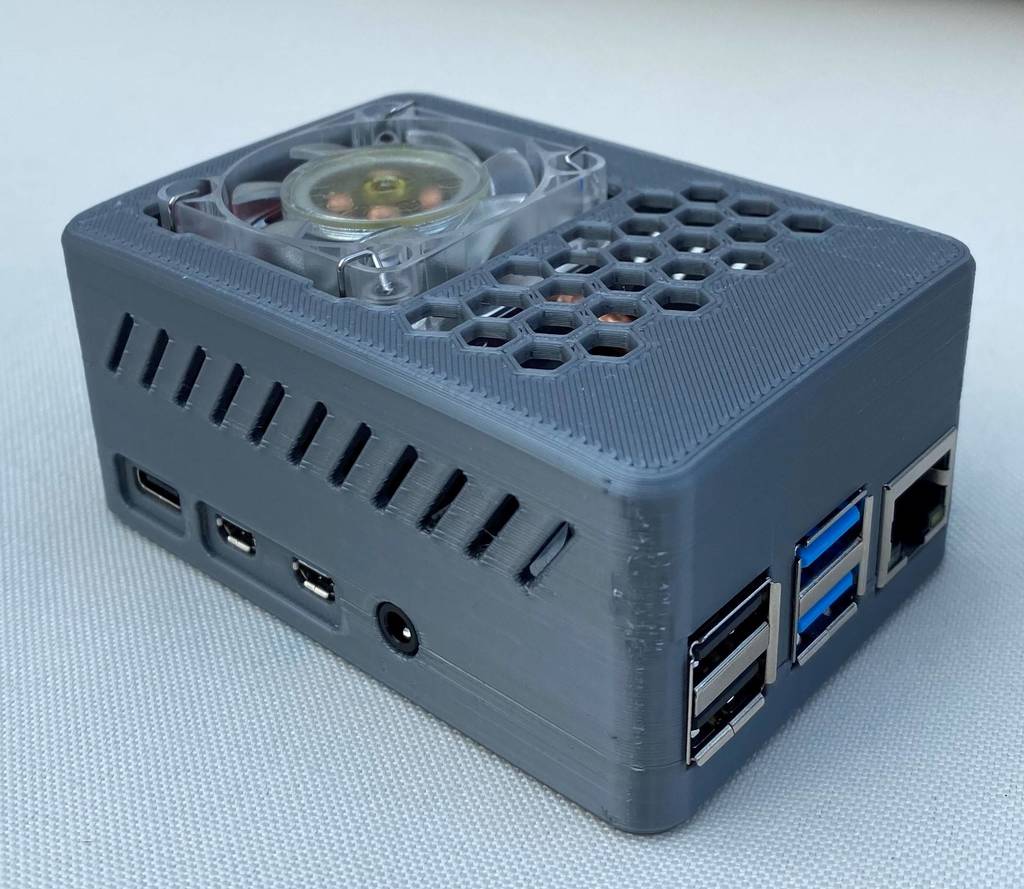 Low Profile Ice Tower Cooler Case Raspberry Pi 4:lle