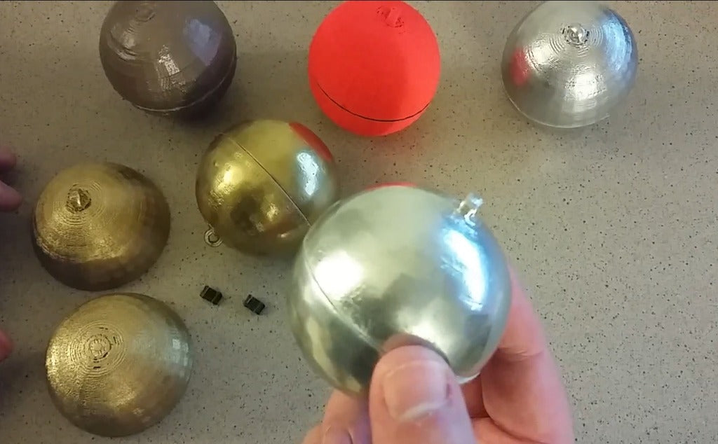 3D-tulostetut joulukoristeet, jotka voidaan kerätä (Snap Together)